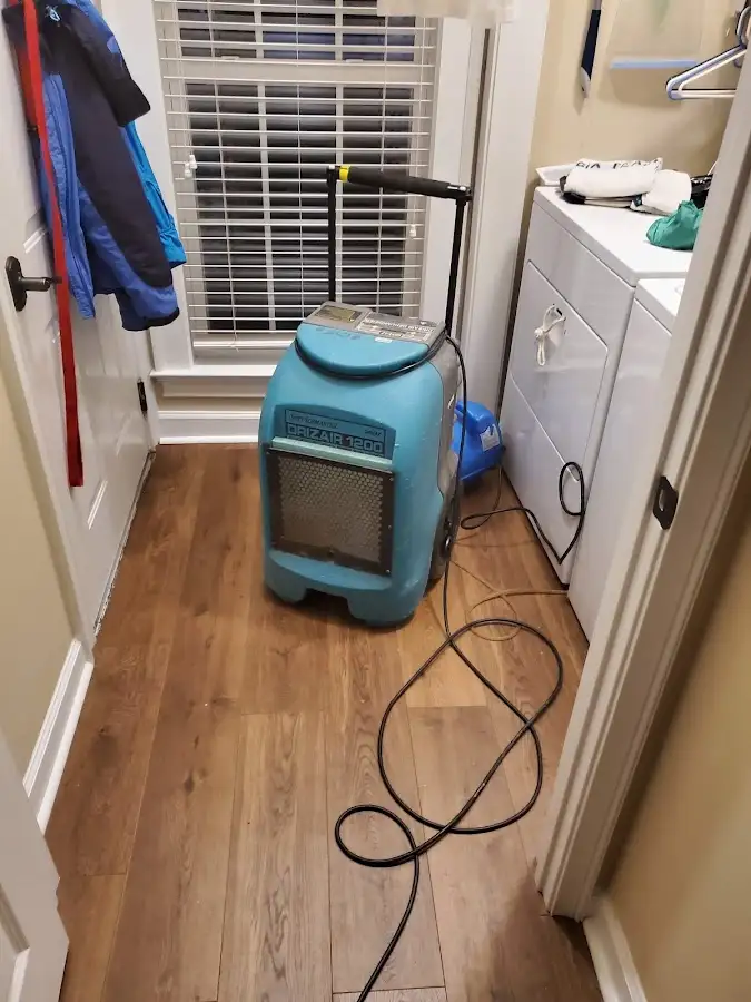 Commercial dehumidifier deployed for Crawl Space Restoration in Racine